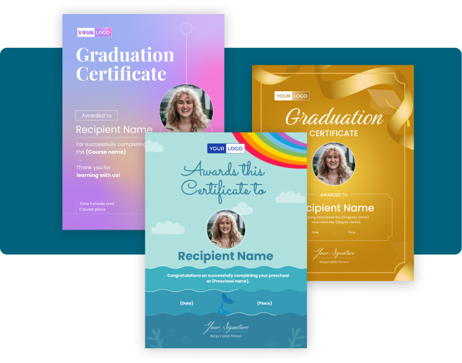 Free Graduation Certificate Templates 12 Awesome Designs Virtualbadge.io